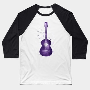 Classical Guitar Universe Texture Baseball T-Shirt